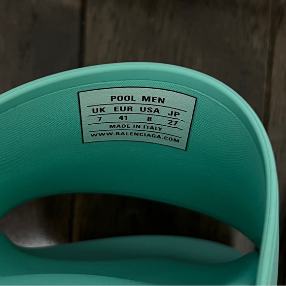 Balenciaga Rubber Pool Slides sz 41 - Picture 9 of 11